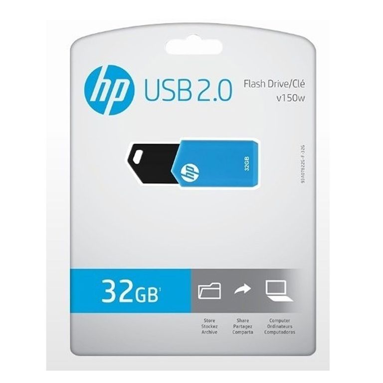 Memoria USB 32GB Flash Drive V150W NEGRO AZUL