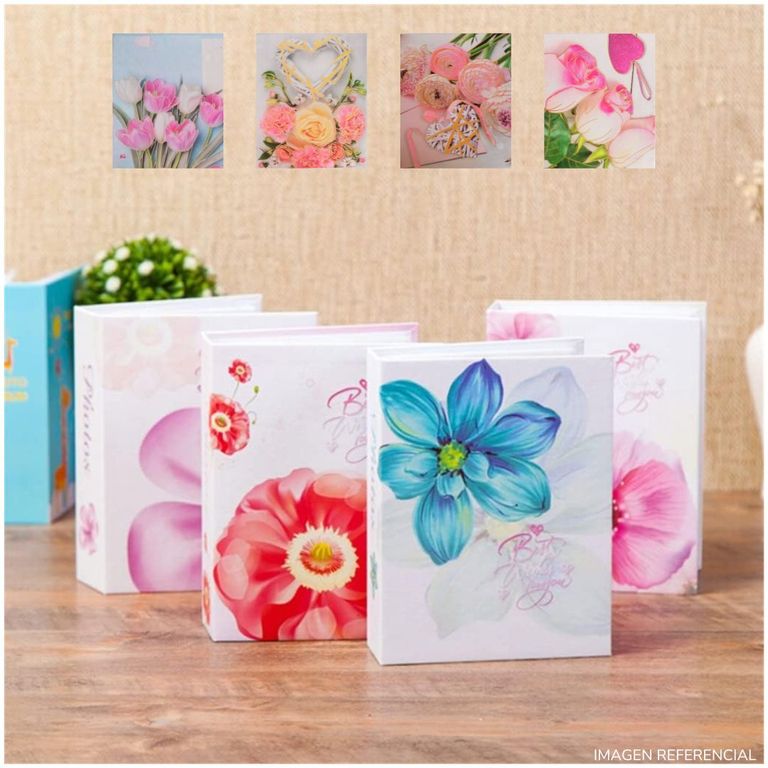 Álbum de fotos almacenamiento para 40 fotos diseño rosas