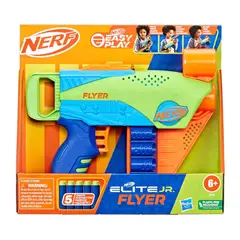 NERF - Lanzador Elite Junior Flyer + 5 Dardos Elite