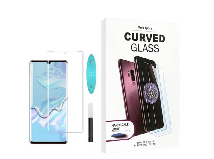 Mica De Vidrio Templado Uv Para Huawei P30 Pro - Transparente