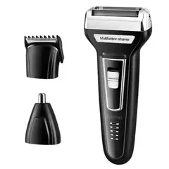 KEMEI - Recortador 3 en 1 de Pelo Barba Nariz KM-6559 Maquina de Afeitar