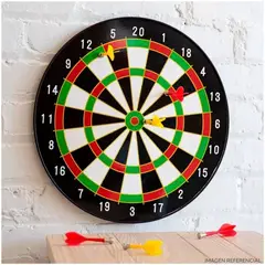 INSPIRA MARKET - Juego de dardos tiro al blanco 41 x 41 cm