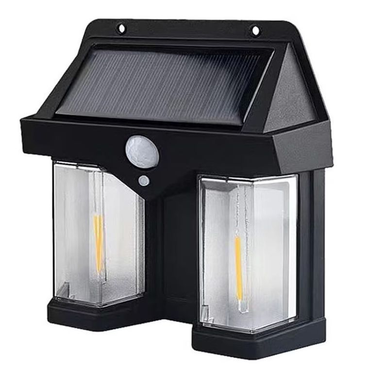 Lampara Luz Solar Foco - Autoencedido - Con Sensor De Movimiento