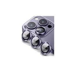 GENERICO - Protector de Cámara Metal Individual para iPhone 13 Pro - Lila