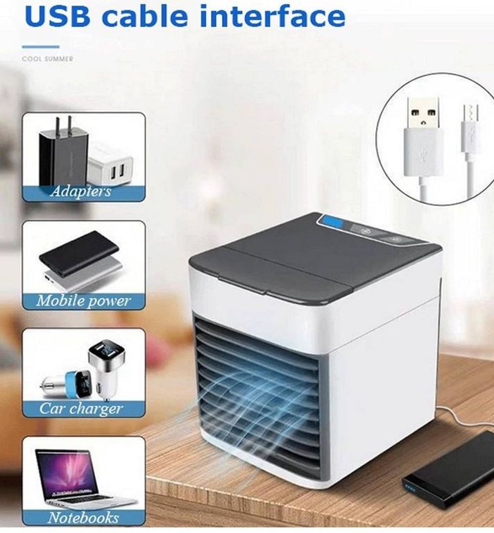 Mini Enfriador De Aire Conexión USB Portátil