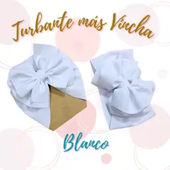 GENERICO - Vincha para bebe mas turbante
