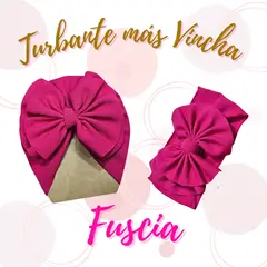 GENERICO - Vincha para bebe mas turbante