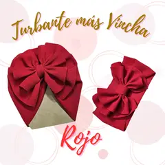 GENERICO - Vincha para bebe mas turbante