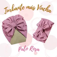 GENERICO - Vincha para bebe mas turbante