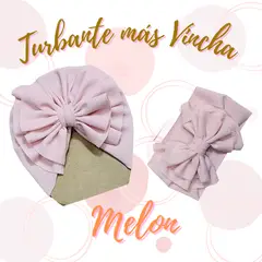 GENERICO - Vincha para bebe mas turbante