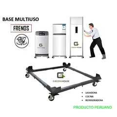 GREEN HOUSE - BASE PARA LAVADORA - REFRIGERADORA - COCINA CON FRENOS NACIONAL