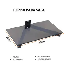 GREEN HOUSE - REPISA DE VIDRIO PARA SALA / HABITACION PRODUCTO NACIONAL