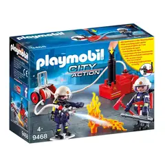 PLAYMOBIL - City Action Bomberos con Bomba de Agua