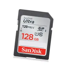 SANDISK - Memoria SDHC 128gb Clase10 UHS Original.