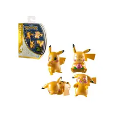 POKEMON - TOMY 025 Pikachu Mini Figures 20th Anniversary Set