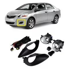 GENERICO - FAROS NEBLINEROS TOYOTA YARIS 2006 2007 2009 2010 2012 2013.
