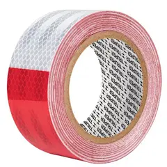 TRUPER - Rollo de 9 m x 2" de cinta reflejante de pvc