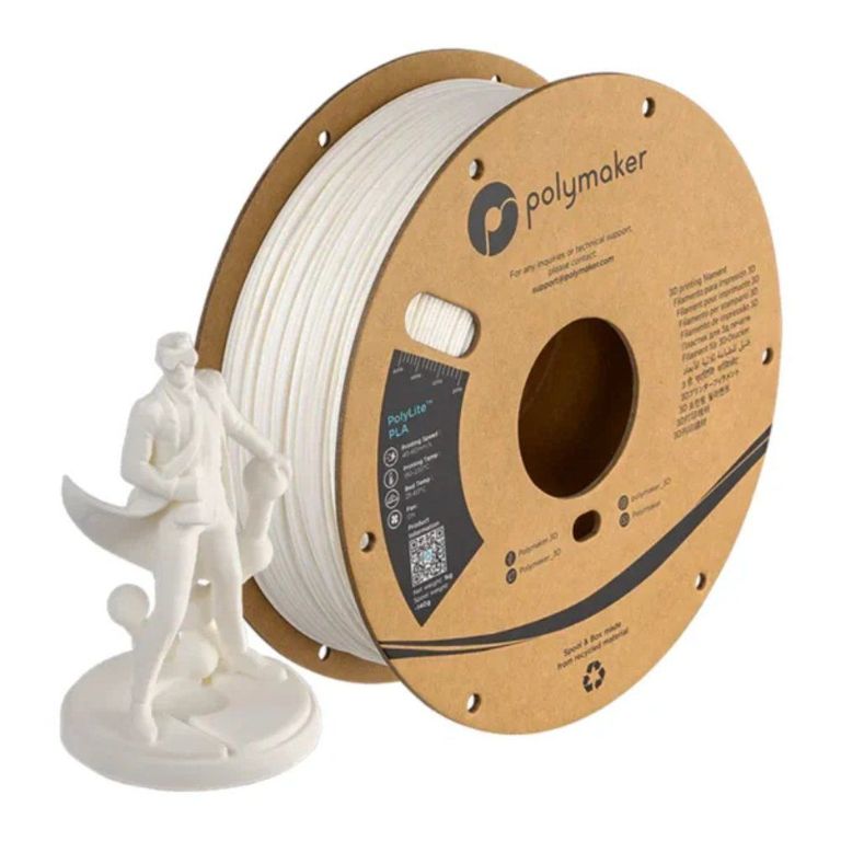 Filamento PolyLite PLA Blanco 175mm 1Kg