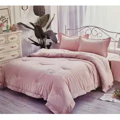 MINGDA - Set de Edredón 2 Pz + Sábanas + Funda de 5 piezas