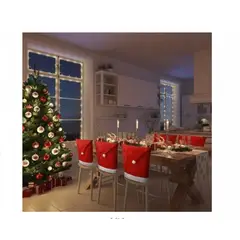 GENERICO - Fundas de Sillas Navideñas Rojo de Calidad