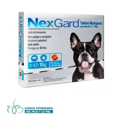 NEXGARD - De 4.1 a 10 kg x 3 Pastillas
