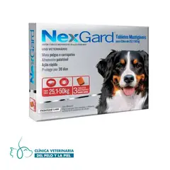 NEXGARD - De 25.1 a 50 kg x 3 Pastillas