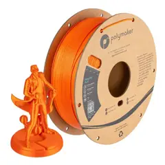 POLYMAKER - Filamento PolyLite PLA Anaranjado sedoso 175mm 1Kg
