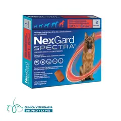 NEXGARD - Spectra de 30.1 a 60 kg x 3 Pastillas