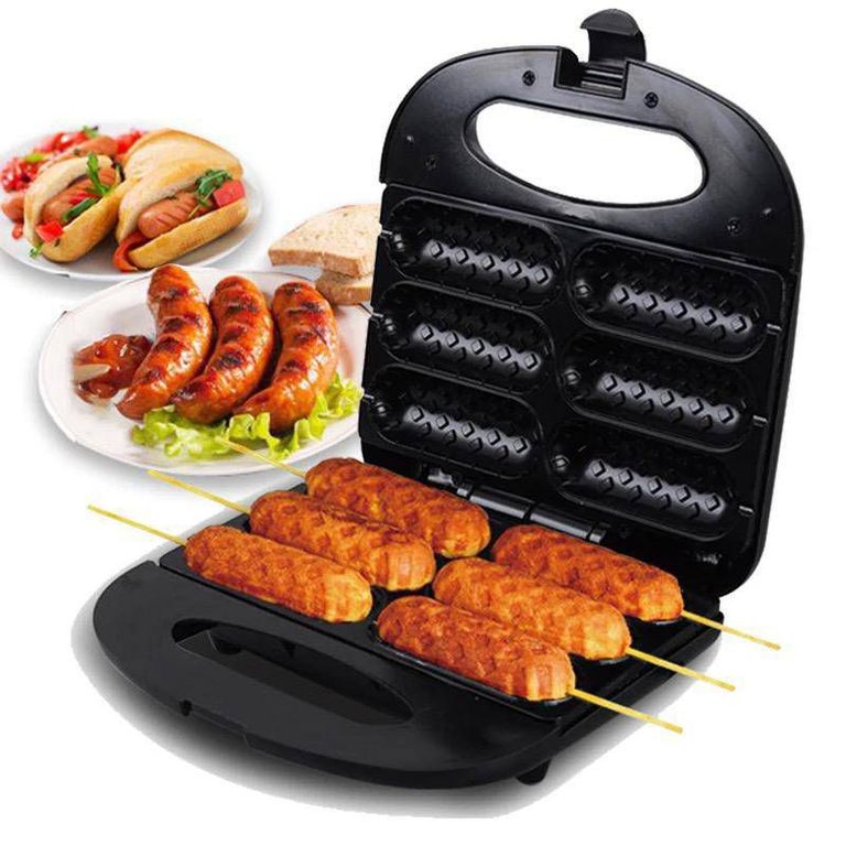 Maquina Para Hacer Yoguis Parrila Hot Dogs Electrica Antiadherente