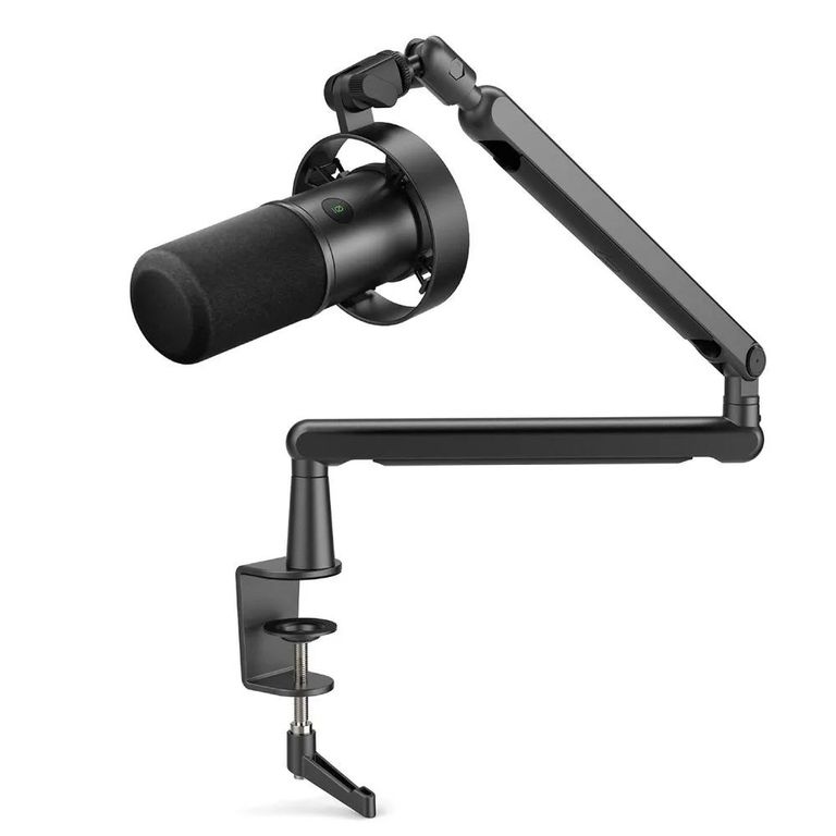 - Micrófono T688 XLRUSB Dynamic incluye Brazo - Negro