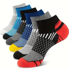 GENERICO - Medias Tobilleras Diseño Colorido Pack de 6