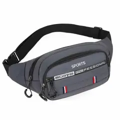 GENERICO - Riñonera Deportiva de 4 Bolsillos para Hombre Mujer Canguro CR-02