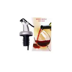 GENERICO - Tapon Corcho Vertedor Plastico Para Botellas de Vino Aceite Otros