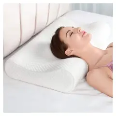 IMPORTADO MC - Almohada Viscoelástica Ortopédica De Espuma Cervical Memory Pillow.
