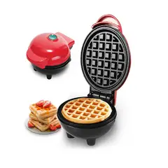 GENERICO - Mini Waflera Antiadherente Rojo