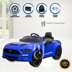 FORD - Carro a Batería Deportivo «MUSTANG» Licenciado Blue