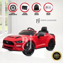 FORD - Carro a Batería Deportivo «MUSTANG» Licenciado Red