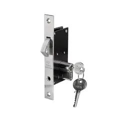 CISA - Cerradura de Embutir Gancho de 30 mm Cilindro Medio