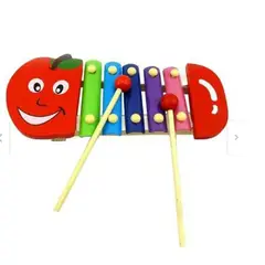 GENERICO - Xilófono Manzana -notas Instrumento Musical para Niños-didactico