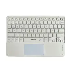 SEISA - Teclado bluetooth blanco DN-H032 Élegans