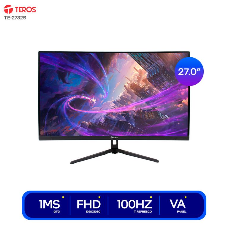 Monitor Curvo TE-2732S 27 Full HD 100HZ 1Ms