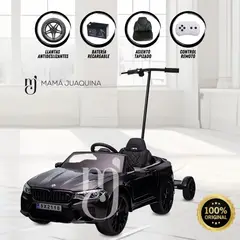 BMW - Carro a Batería para Niño y Adulto SX2118 Licensed Black