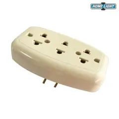 HOME LIGHT - ADAPTADOR Multiple con 4 TOMAS