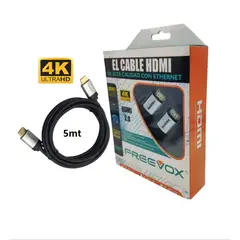 FREEVOX - CABLE HDMI 4K 5m 2.0 CON ETHERNET