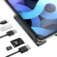 IMPORTADO MC - Adaptador 6 en 1 para iPad MacBook Tablet Laptop