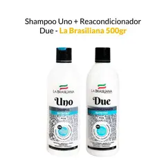 LA BRASILIANA - Shampoo y Acondicionador Post alisado -
