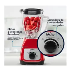 OSTER - Licuadora 1.5L de 550W BLSTKAGRRD 053 Rojo