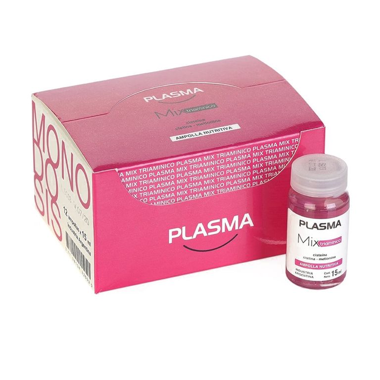 12 Ampollas Tratamiento Capilar Nutritiva Mix Triaminico Plasma 15ml
