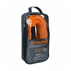TRUPER - CABLE REMOLQUE CON 2 GANCHOS 4.5MX2000KG 18346