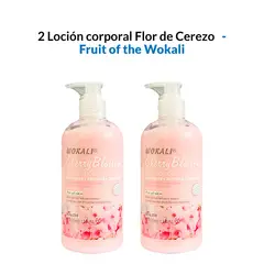GENERICO - 2 Loción corporal Flor de Cerezo 500ml - Wokali